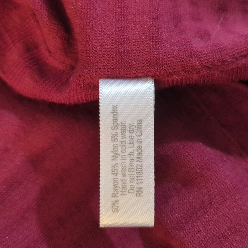 Luzette blouse sweater color Red wine size O/S - Picture 5 of 5